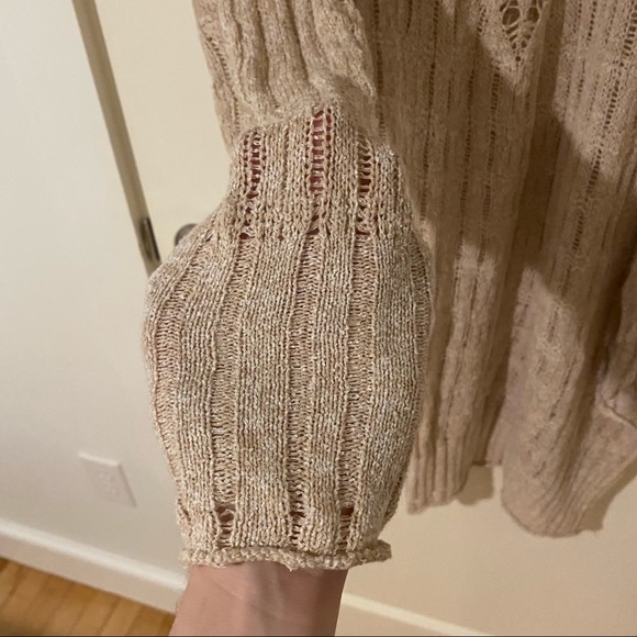 Free People Pretty in Pointelle Tunic Sweater NWOT XS - Picture 11 of 15